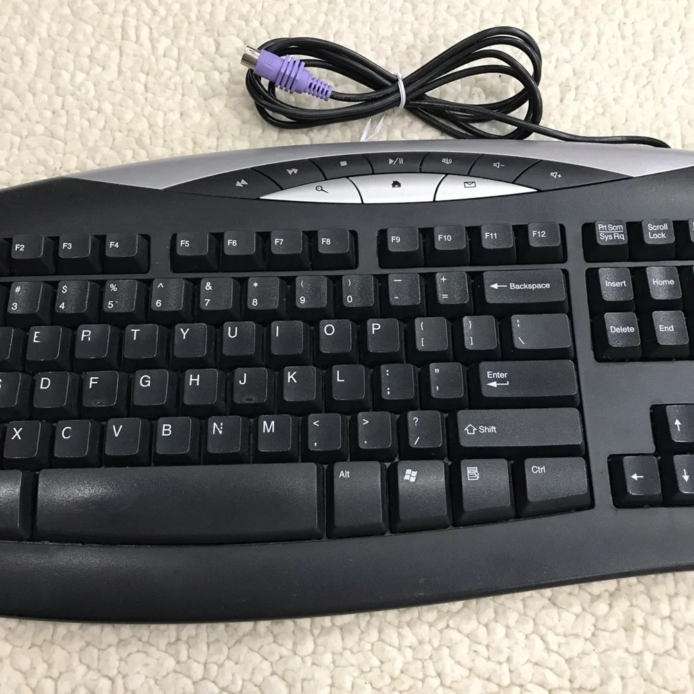 Gateway Wired Computer Keyboard KB-0401 Black/Silver
Measures: 19.75” W … - Picture 3 of 10